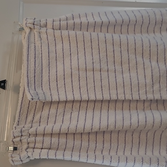 Bath wrap. Spa towel with velcro closure. Hands free. 100% cotton white lavender - Picture 2 of 8